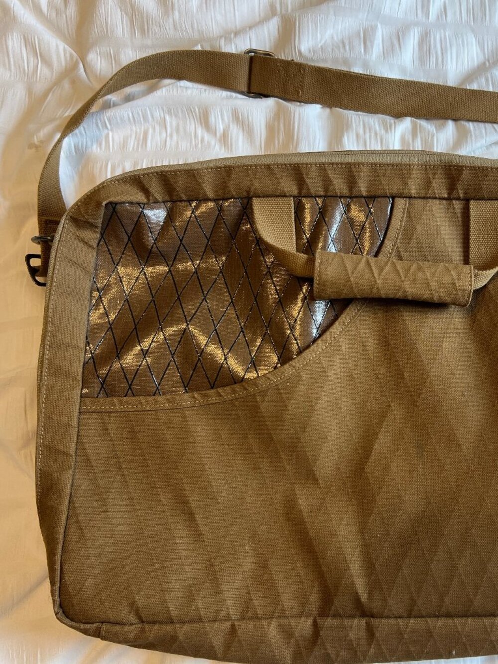 Patagonia Stand up pack 18L backpack messenger tan brown